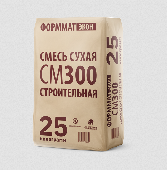 Цементно-песчаная смесь СМ-300 (Воронеж)  25кг. (48 шт) купить в липецке