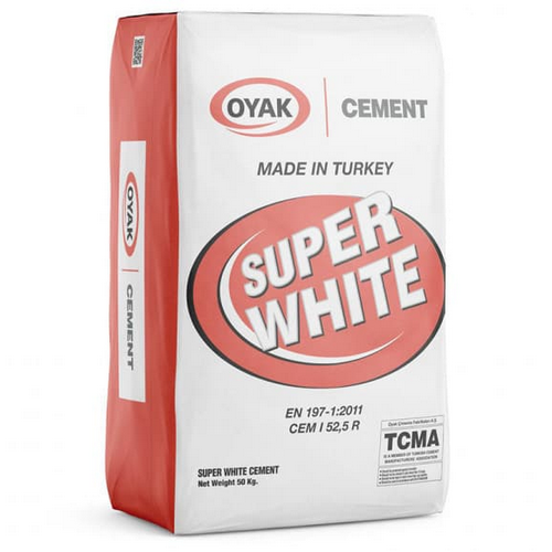 Цемент  М-500  белый 50кг ИМПОРТ(Турция/Египет) купить в липецке