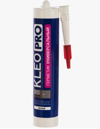 Герметик  "KLEO PRO" универсальный белый (280мл) (уп.12шт) купить в липецке